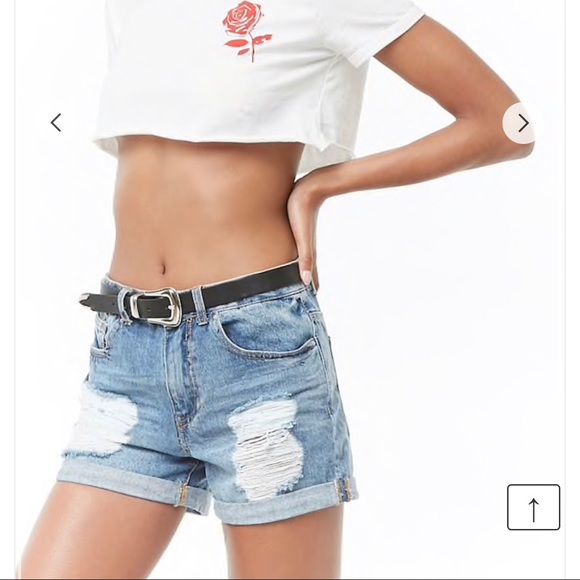 Forever 21 Pants - Forever 21 high waisted denim shorts
